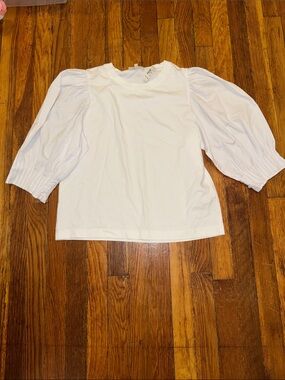 Women’s Madewell White puffy shirt
